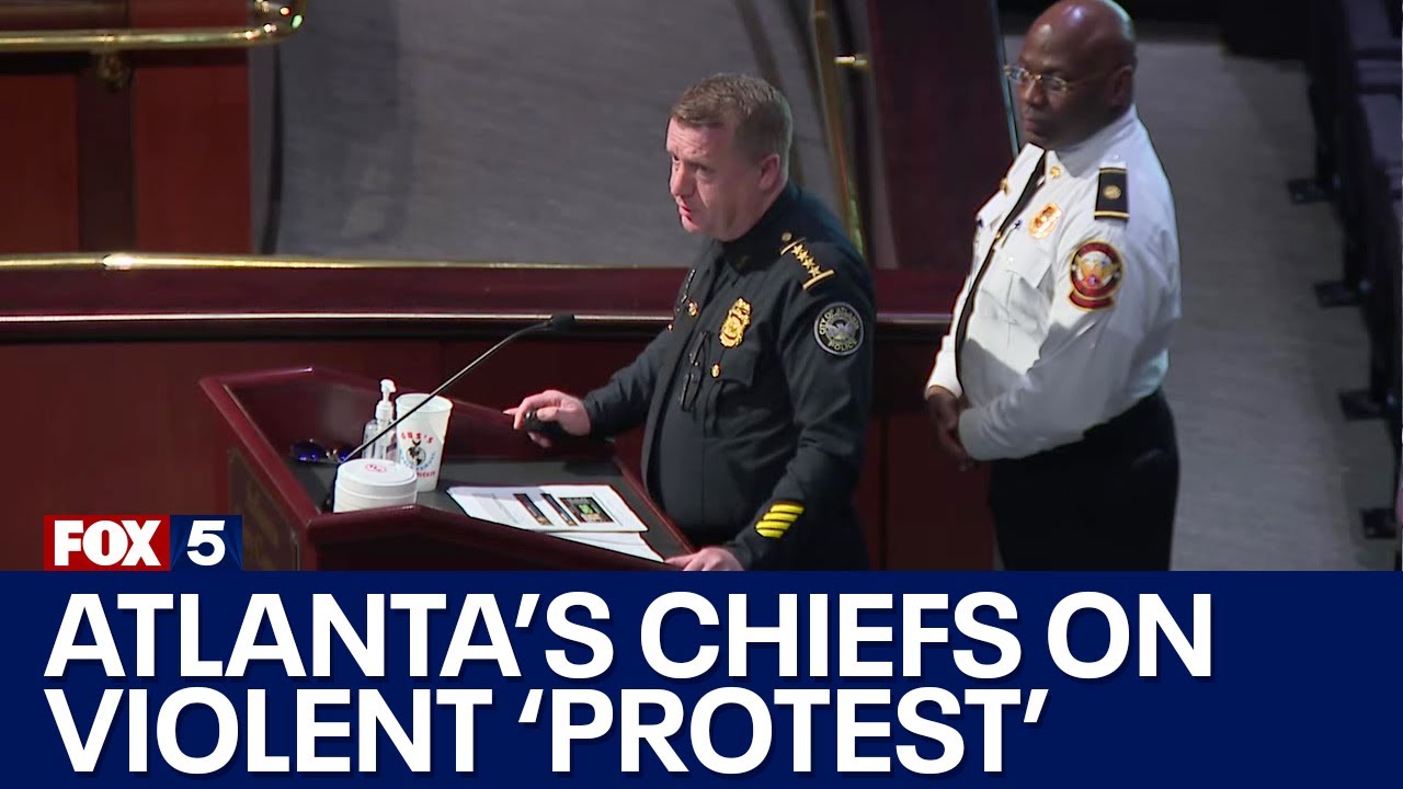 Police chief addresses Atlanta City Council on riot at training center site