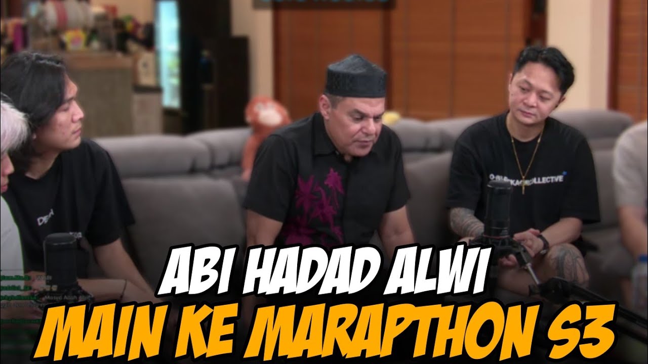 ABI HADAD ALWI MAIN KE MARAPTHON🥳 TERNYATA HADAD ALWI SUKA BECANDA🤣 #hadadalwi #marapthon3