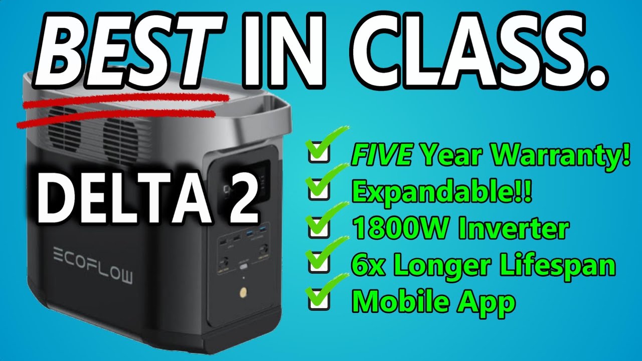 Newly Re-Designed EcoFlow Delta2: the BEST 1000Wh Power Station I've  Seen. Period.