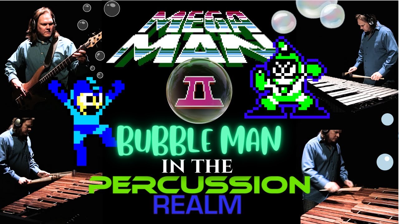 Mega Man 2 Bubble Man Theme (One Man Percussion Band)