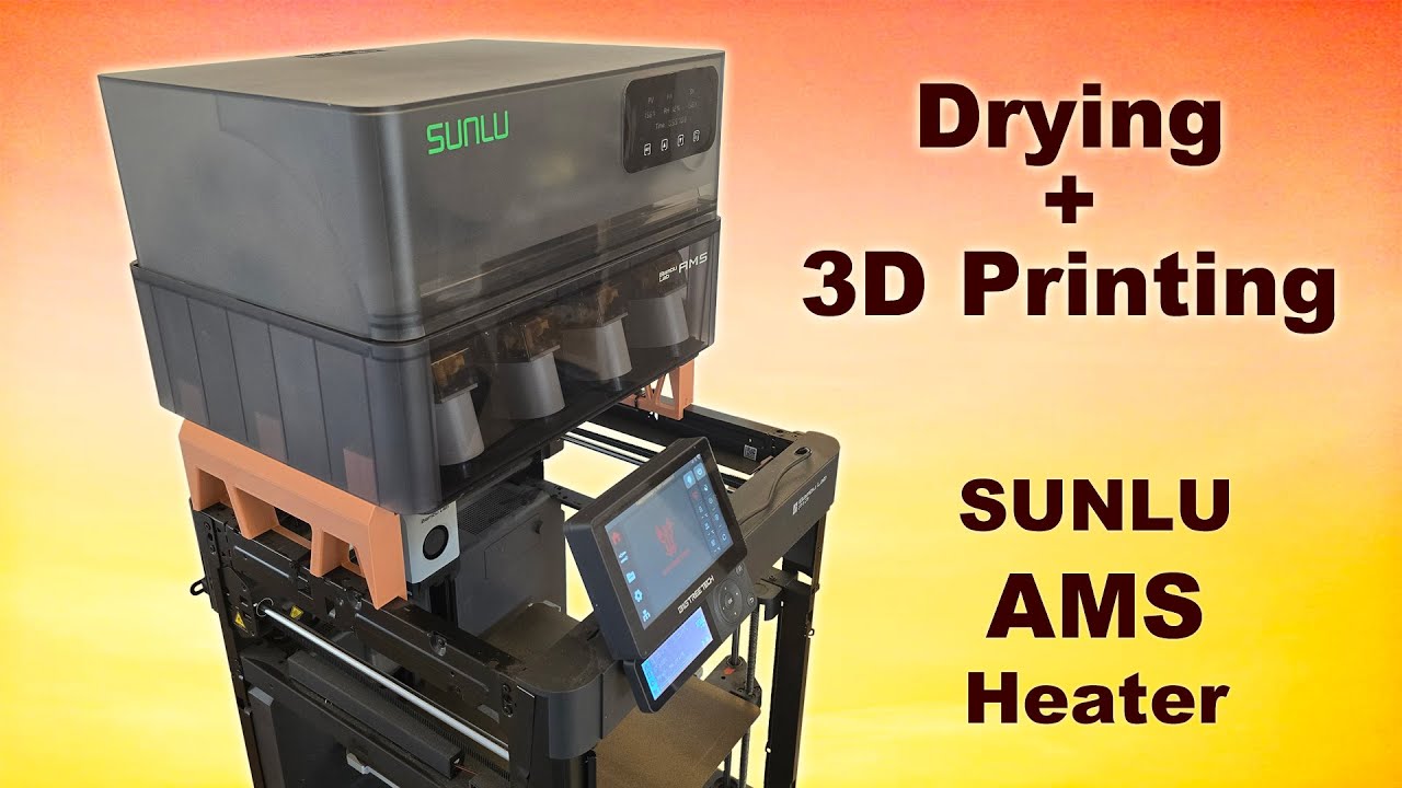 Printing and Drying at the Same Time? SUNLU AMS Heater Test!