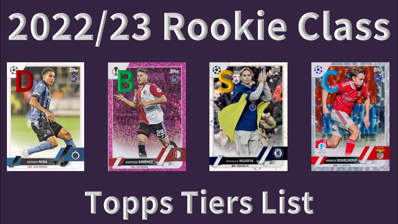 2022/23 Topps Soccer Rookies Tiers List | Ranking the Top Prospects for This Year's Chrome Releases
