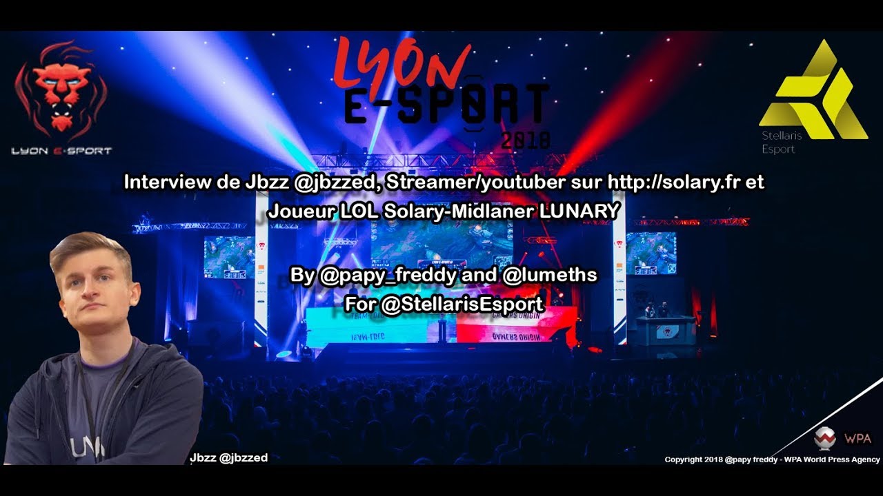 #LES2018 Interview de Jbzz @jbzzed, Joueur LOL Solary-Midlaner LUNARY, By @papy_freddy and @lumeths