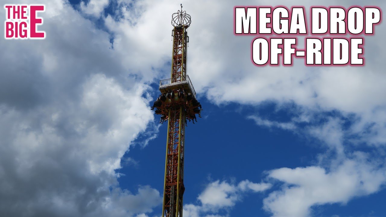 Mega Drop Off-Ride Footage, North American Midway Fabbri Drop Tower | Non-Copyright