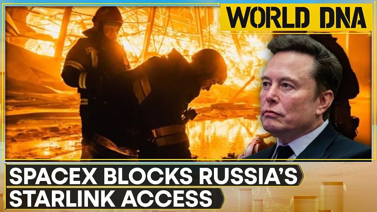 SpaceX Stops Russia’s Unauthorised Use of Starlink in Ukraine | WORLD DNA