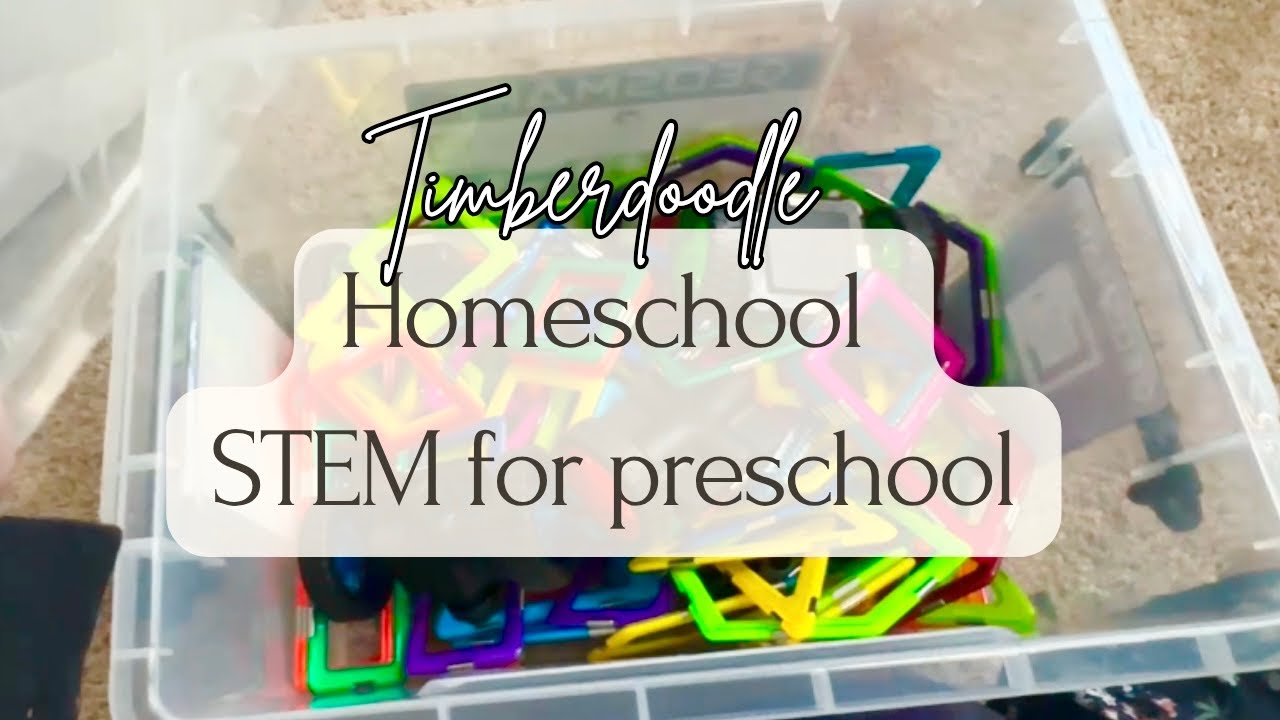 HOMESCHOOL STEM FOR PRESCHOOL | Geosmart Magnet Set ￼