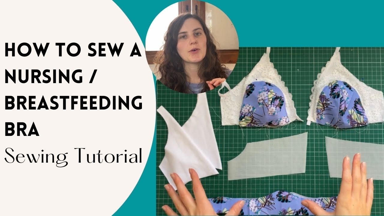 Lingerie Sewing: How to adapt a soft cup bra to a breast feeding/nursing bra