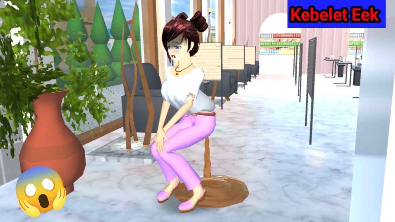 Akina Sakai Kebelet Eek di Salon Kecantikan Gak Tahan Lagi || Sakura School Simulator