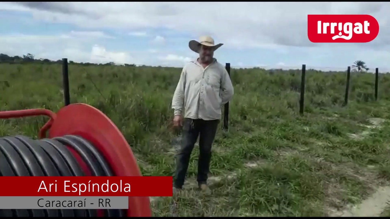 Irrigação de 10 hectares de pastagem em Roraima