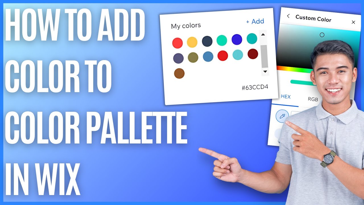 How to Add Color to Color Pallette in Wix [Quick Guide]