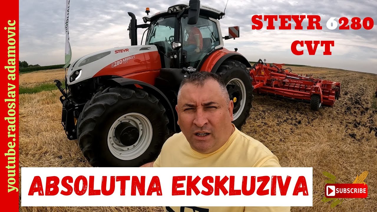 ABSOLUTNA EKSKLUZIVA : STEYR 6280 CVT ; FIRST TIME IN SERBIA: STEYR ABSOLUT 6280 CVT