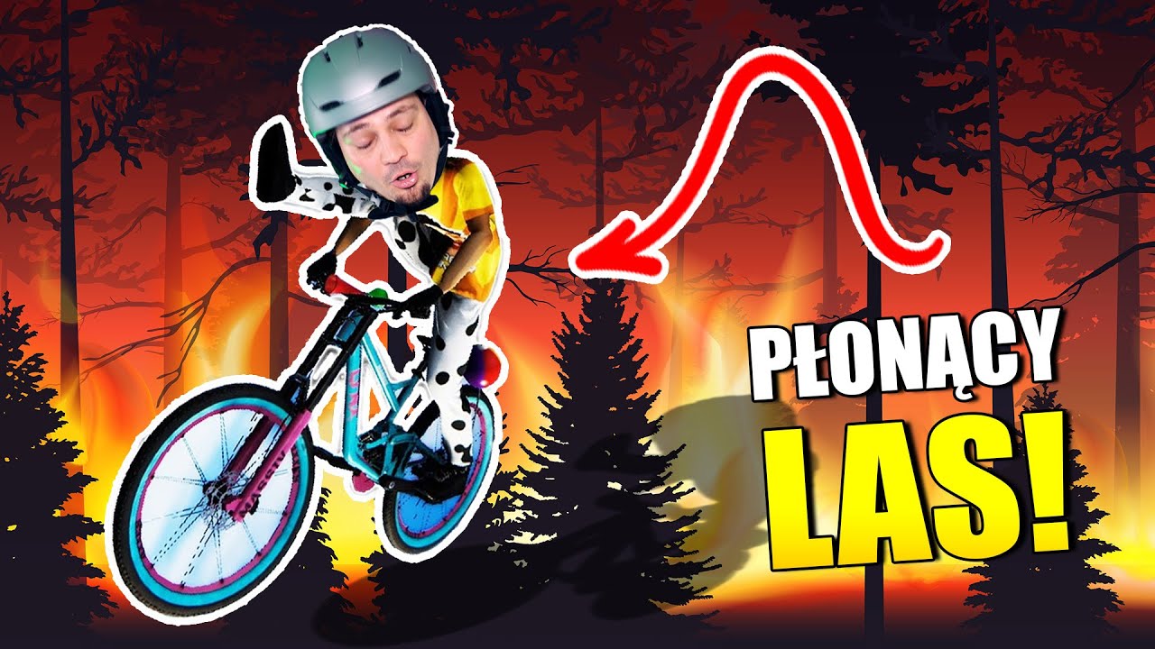 CAŁY LAS SIĘ PALI W SYMULATORZE ROWERU! 🚵‍♀️ Descenders Mody