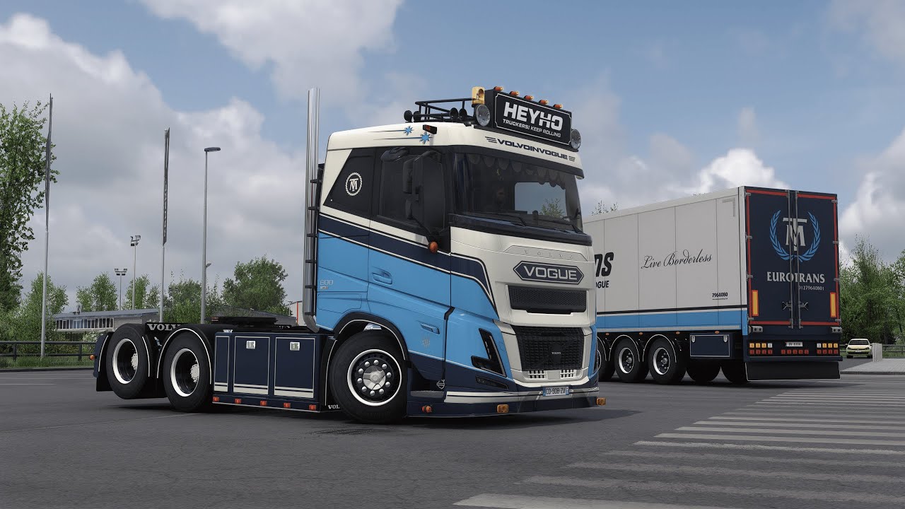 ETS2 Snow + Snowy + Winter = Exploring NORDIC HORIZONS!