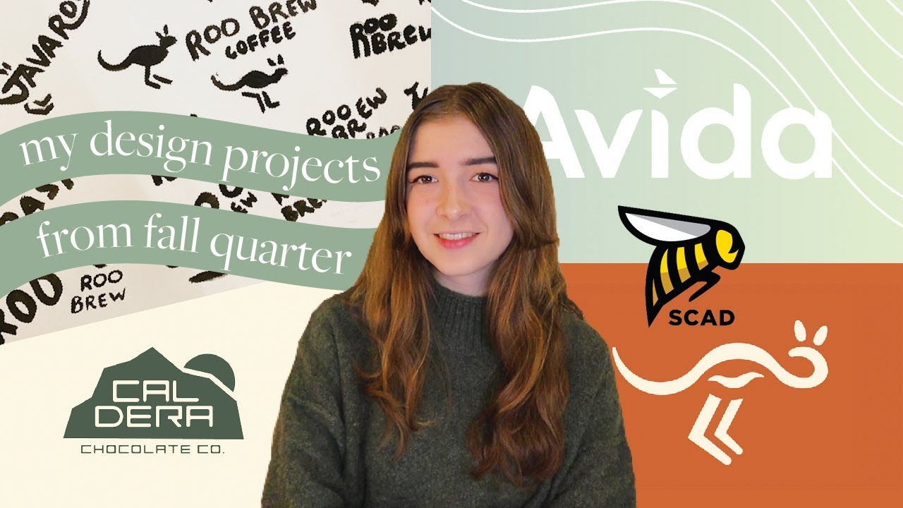 👩🏻‍💻Showing You All of My Projects From This Quarter at SCAD! | Graphic Design Major