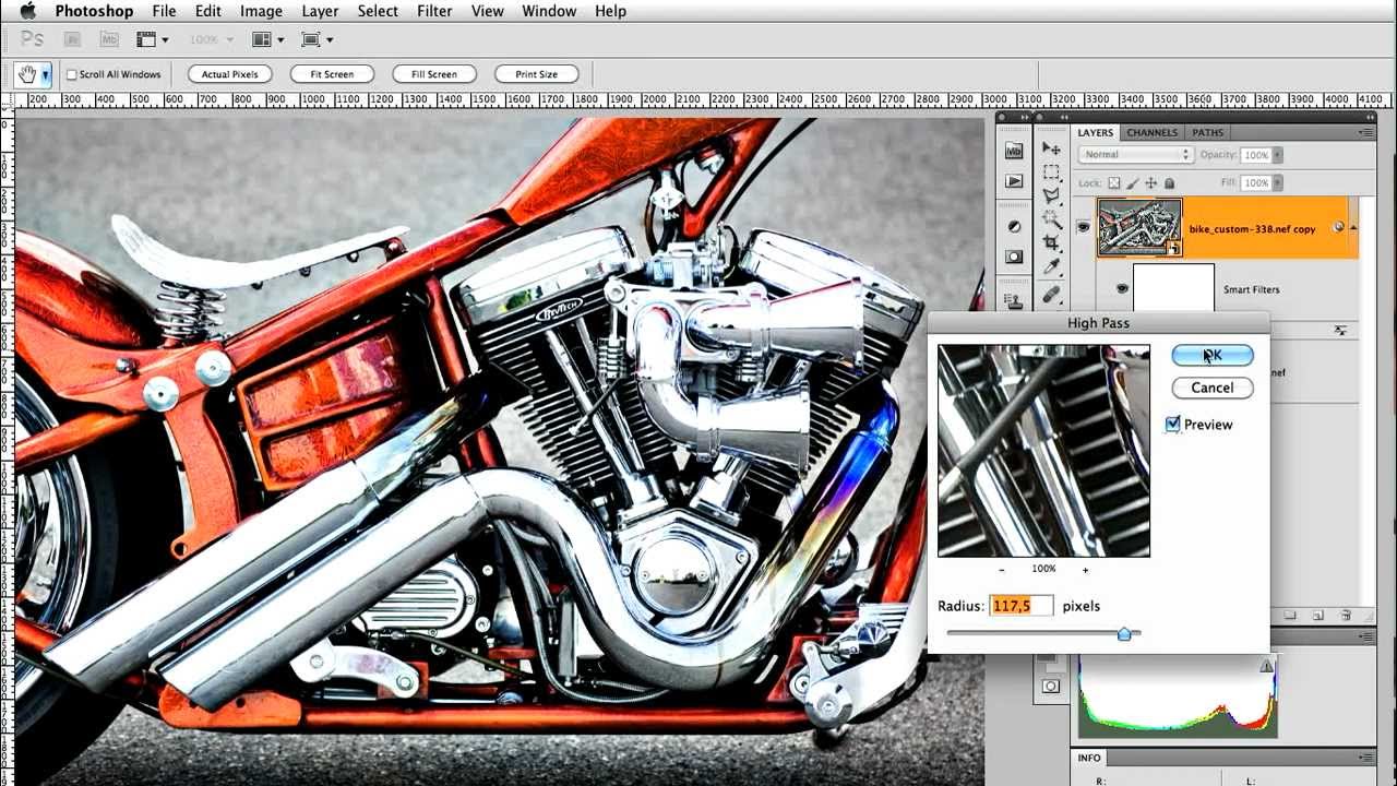 Photoshop CS5: Maschera di Contrasto - Terza Parte, il Filtro Accentua Passaggio