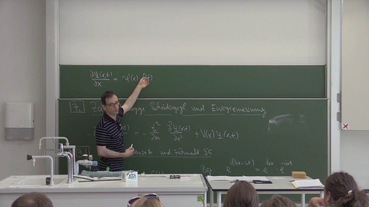 Pk6 QM SS18 VL10 Zeitunabhängige Schrödingergleichung und Energiemessung