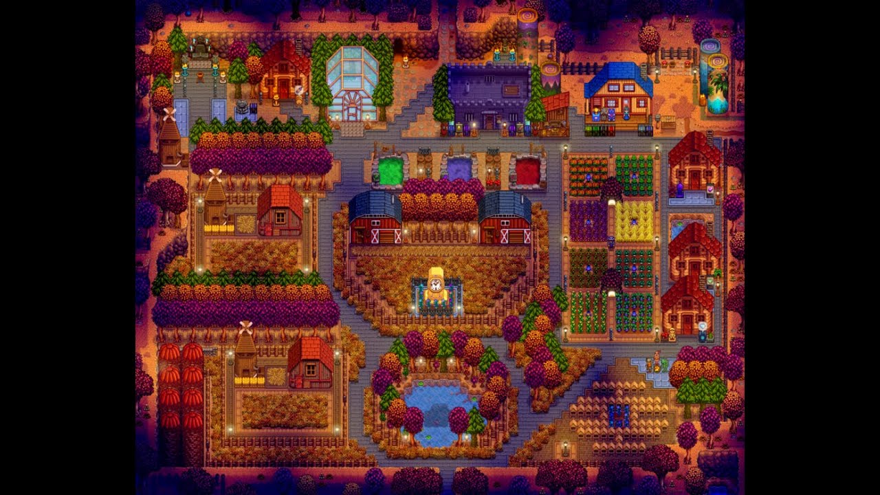 Stardew Valley 1.5 Farm Tour Fall Year 6 100% Perfection (No mods)