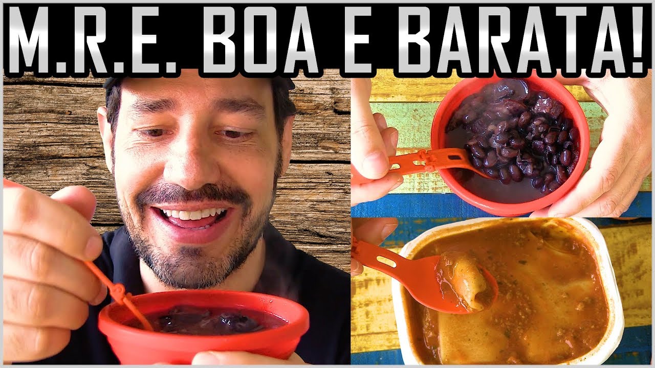 Comida Pronta FUGINI ! MRE Boa e Barata!