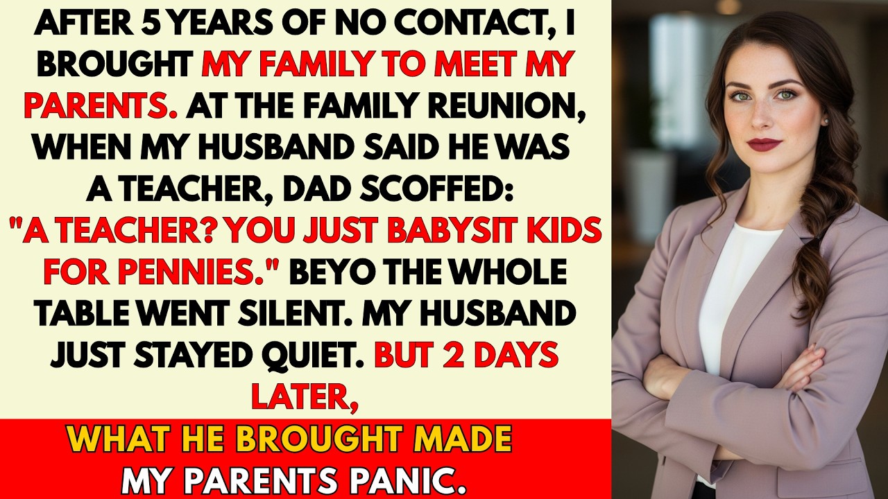 My Parents Humiliated My Husband At Dinner For Being A Teacher—The Whole Town Answered For Him