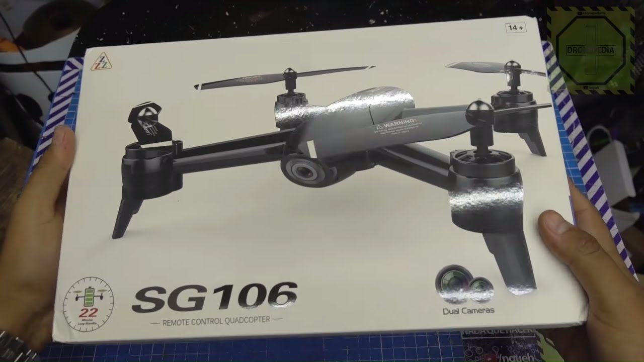 Drone con posicionamiento óptico SG106 con camara HD 1080P |DRONEPEDIA