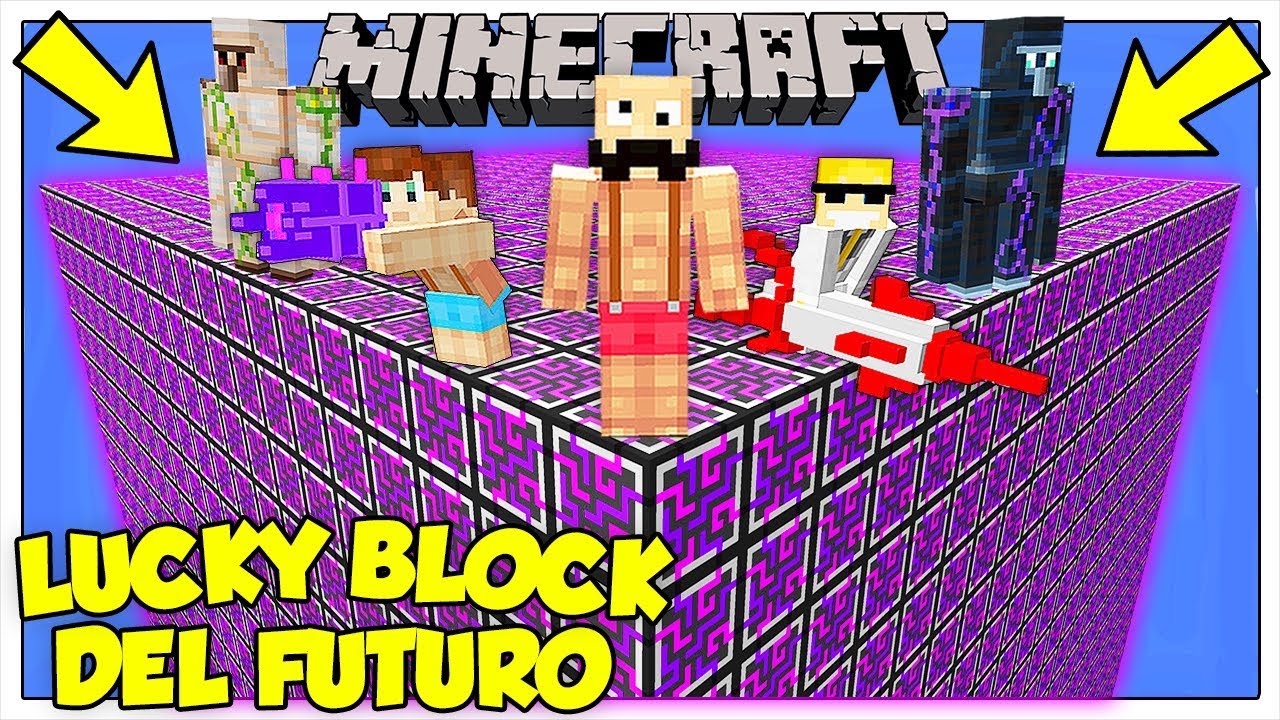 LA SFIDA DEI LUCKY BLOCK GIGANTI DEL FUTURO! - Minecraft ITA