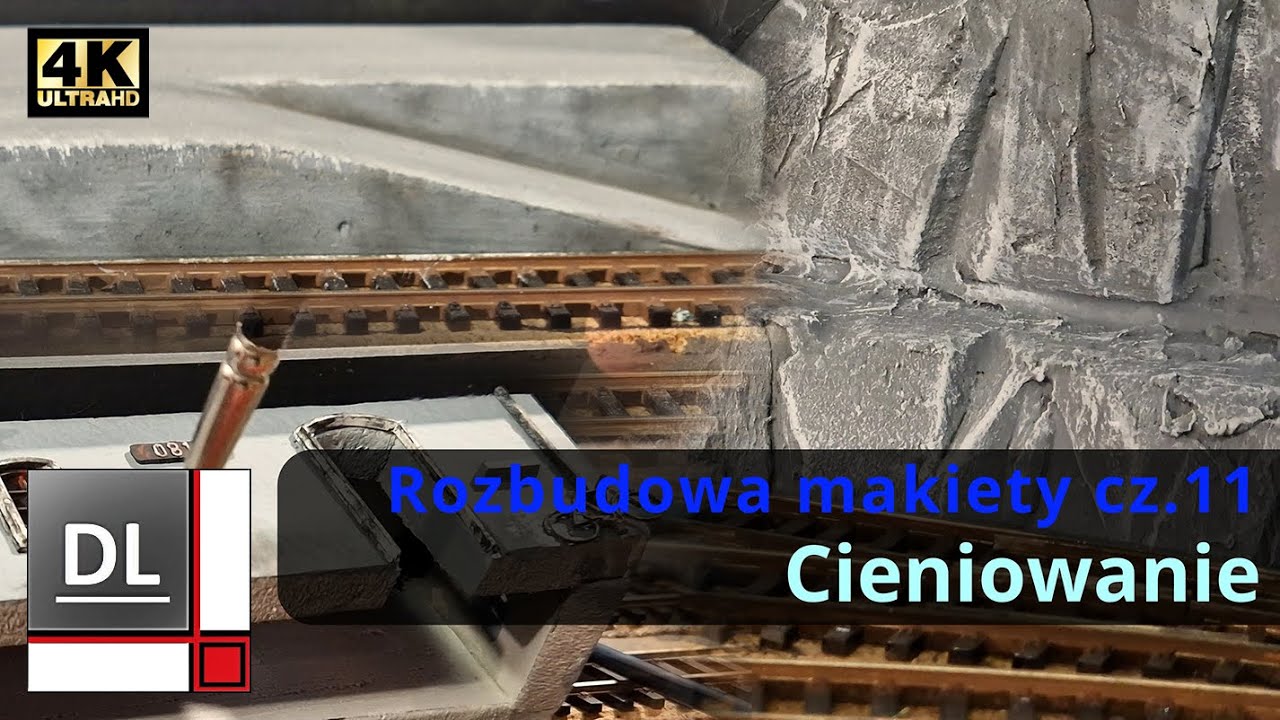 Cieniowanie terenu - Rozbudowa makiety cz.11 #Makieta #Piko #H0 #DCC #PKP