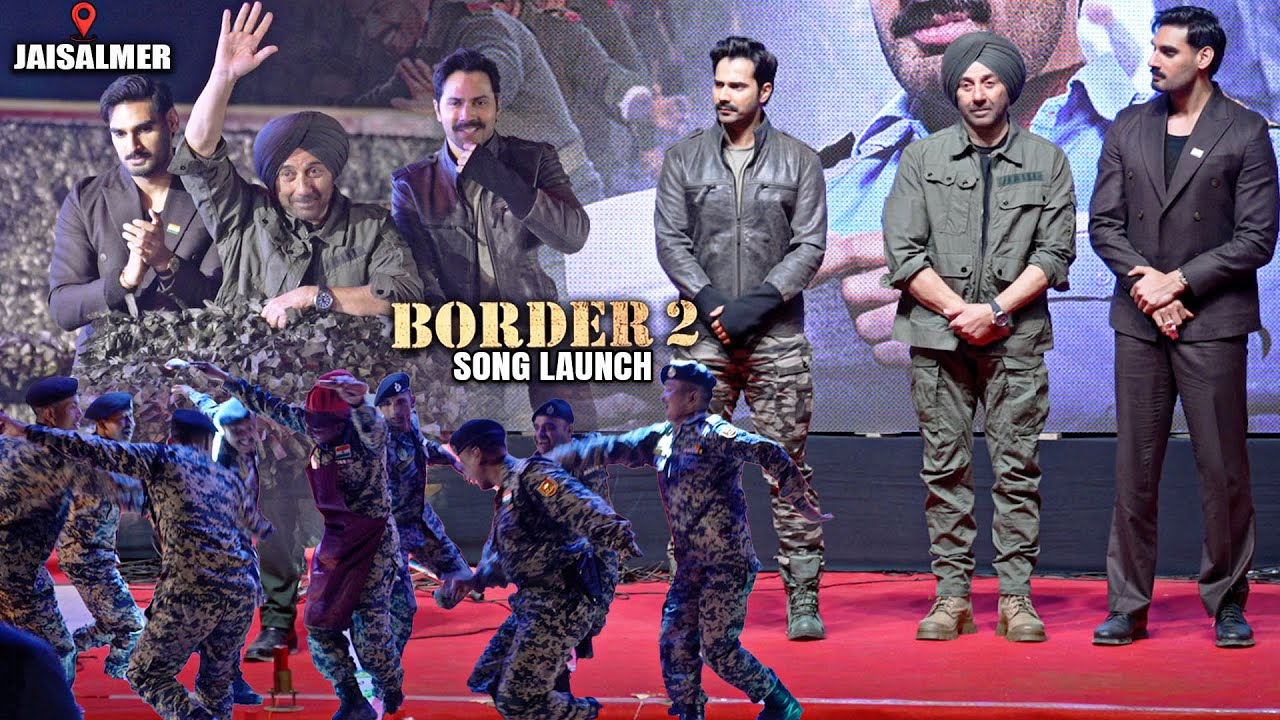 UNCUT - BORDER 2 | Official Song Ghar Kab Aaoge | Launch Jaisalmer Rajasthan Border | Sunny Deol 