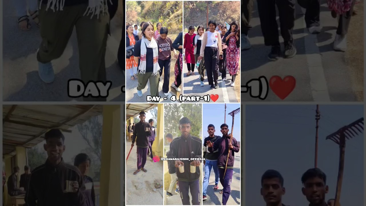 Nss Camp❤️ Part-1🥰 #bhawanajoshiofficial #nsscamp #camping #viral #trending #minivlog
