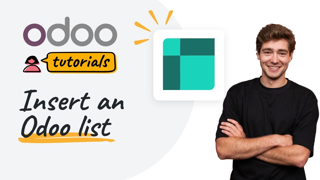 Insert an Odoo list | Odoo Spreadsheet & Odoo Dashboards