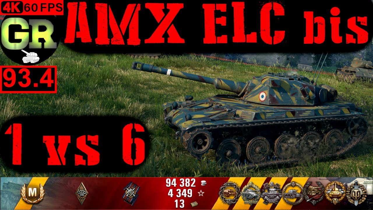 93_World of Tanks AMX ELC bis WoT Replay - 8 Kills 3.2K DMG(Patch 1.4.0)