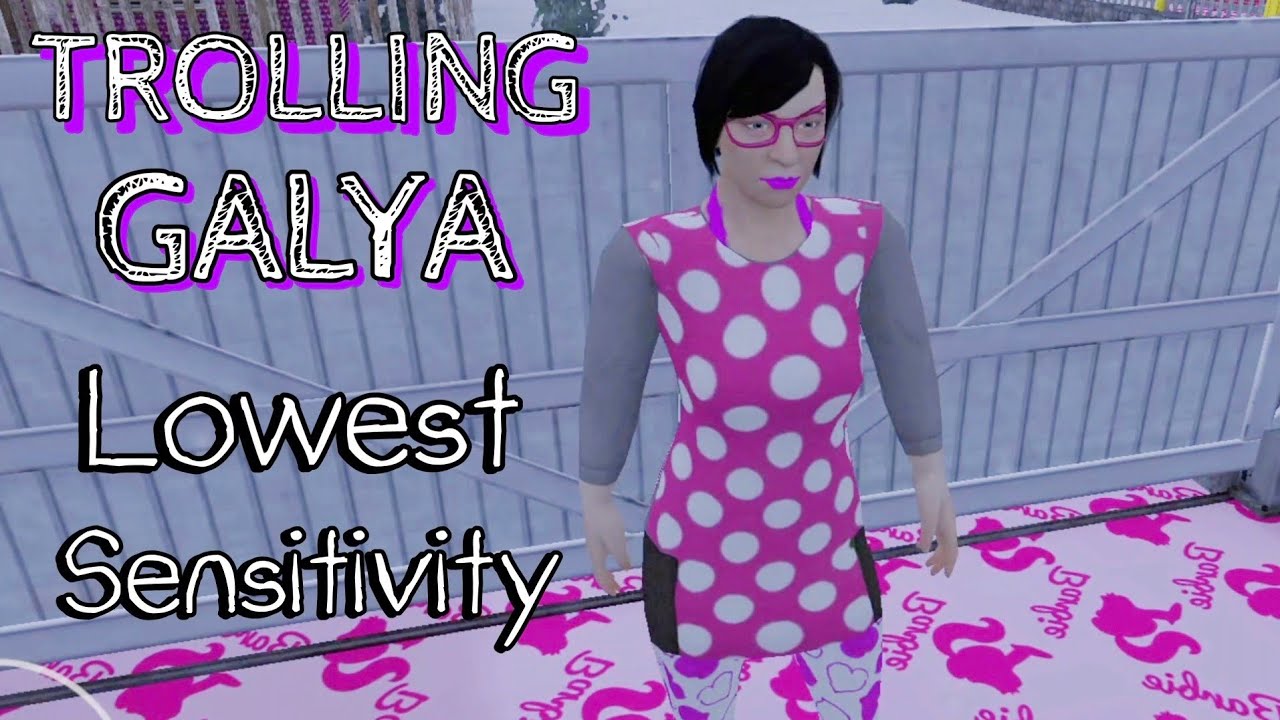Trolling Galya In Challenge Mode With Lowest Sensitivity | Barbie Schoolboy Runaway Stealth