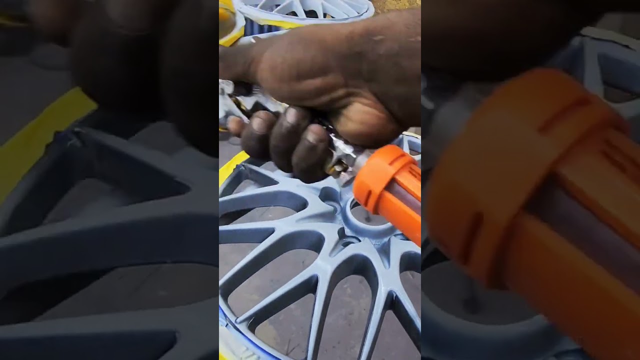 custom #Work 3Peice wheels!Color change and Barrel restoration. #workwheelsjapan