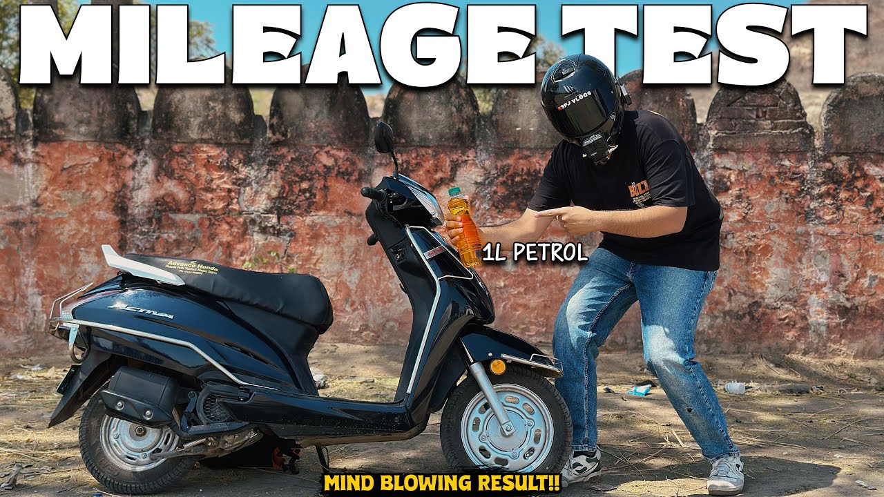 MILEAGE TEST OF ACTIVA 6G (2025) | Unexpected Results!