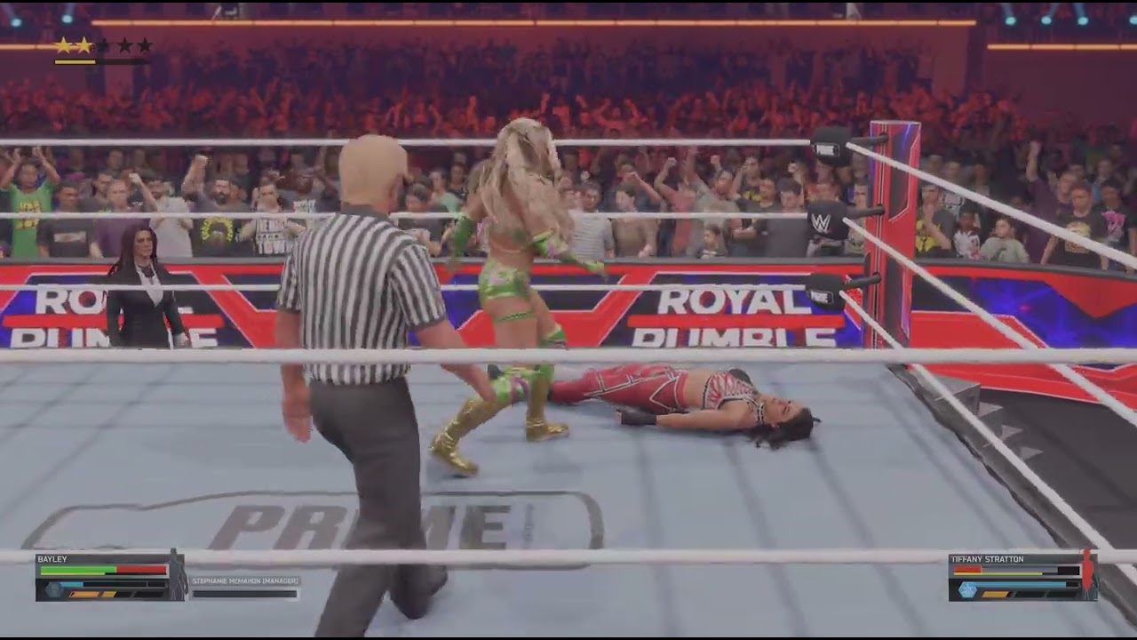 WWE 2K25_ BayLeY vs TiFFanY StraTTon  !!!
