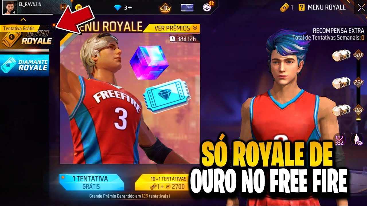 URGENTE!! ITENS POR OURO NO FREE FIRE, MUDANÇAS NO OURO ROYALE E MAIS