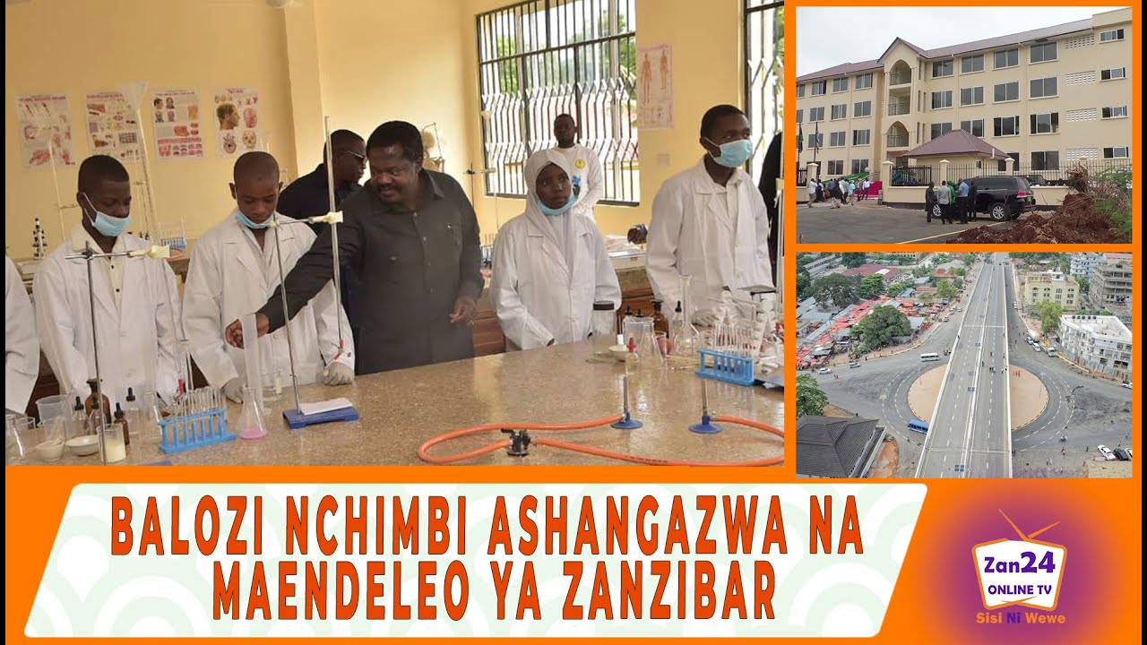 BALOZI NCHIMBI ASHANGAZWA NA MAENDELEO MAKUBWA  YA ZANZIBAR
