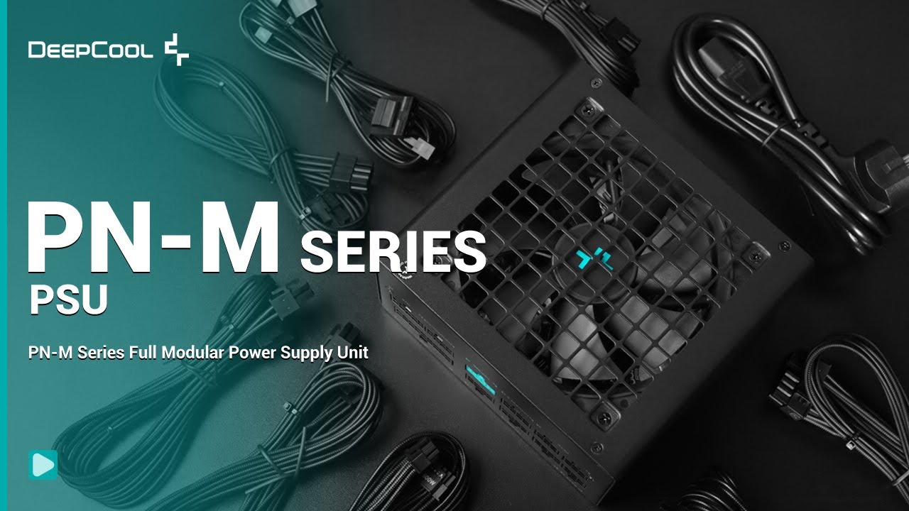 DeepCool PN-M Series Full Modular Power Supply, 80 Plus Gold Certified
