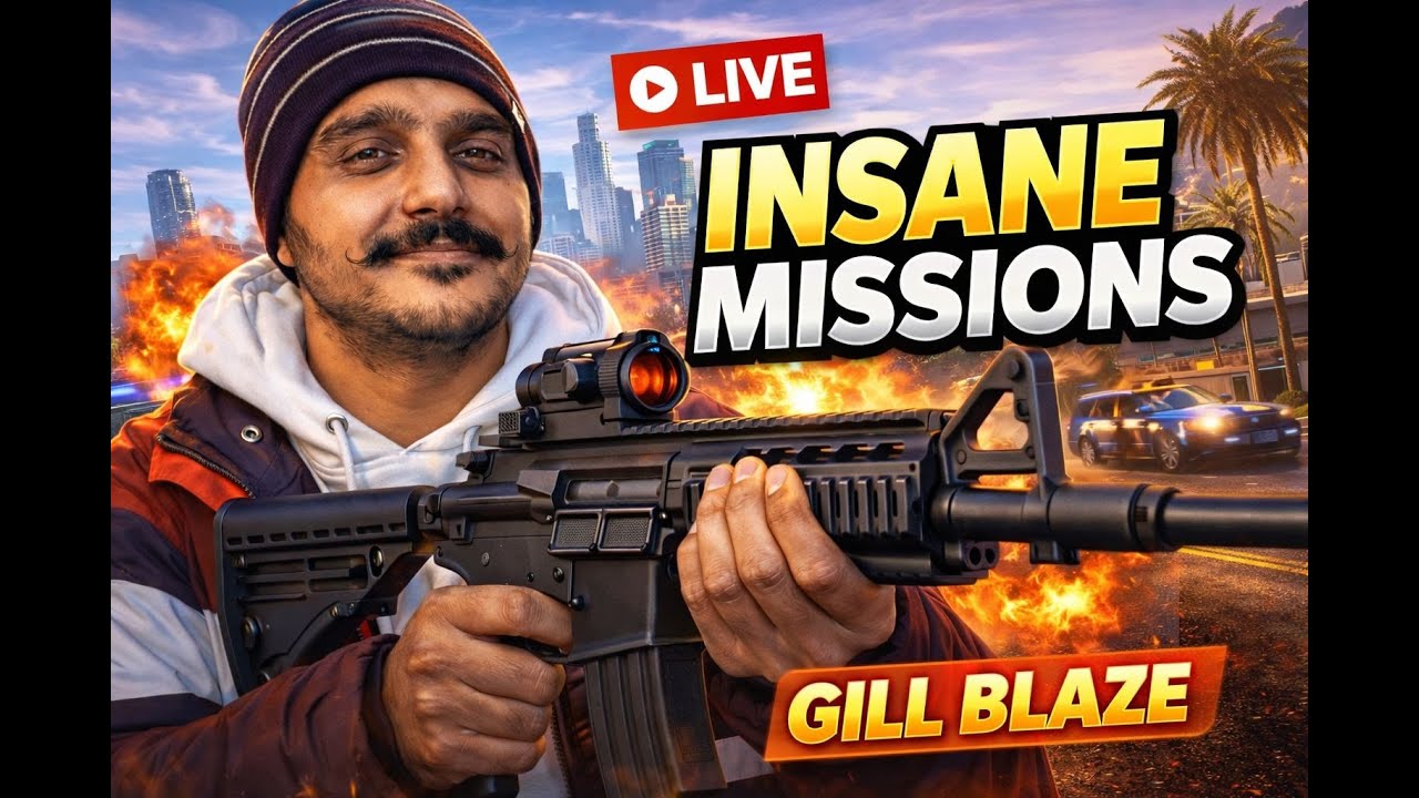 GTA 5 LIVE 🔥 Chaos, Heists & High-Speed Action | GILL BLAZE