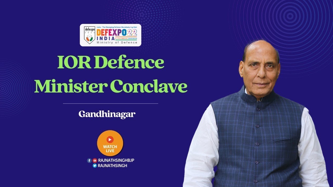 Stv National || LIVE: IOR Defence Minister Conclave, Gandhinagar