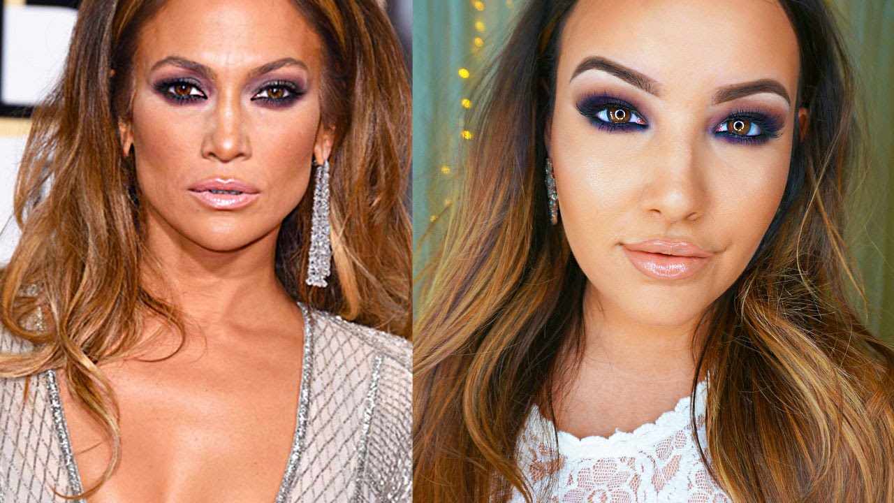 Jennifer Lopez Golden Globes Makeup Tutorial 2015