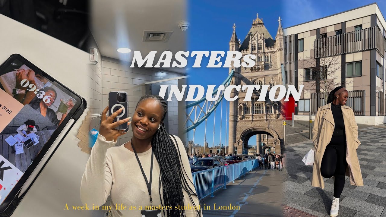 First Day as a Master’s Student in London | Induction Day Experience, living in London 