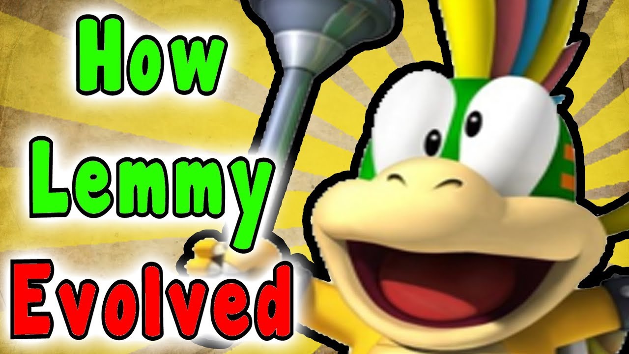 Super Mario - Evolution Of LEMMY (Koopalings)