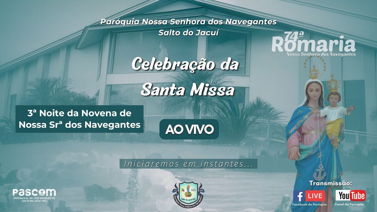Novena de Nossa Senhora dos Navegantes - 3ª Noite - Domingo, 01/02/2026.