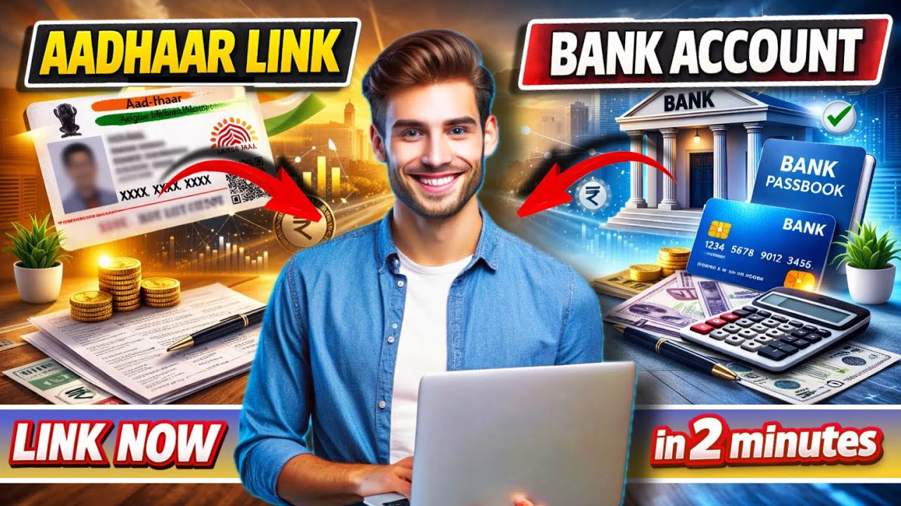How to link Aadhar Card to Bank Account | Aadhar NPCI link online 2026