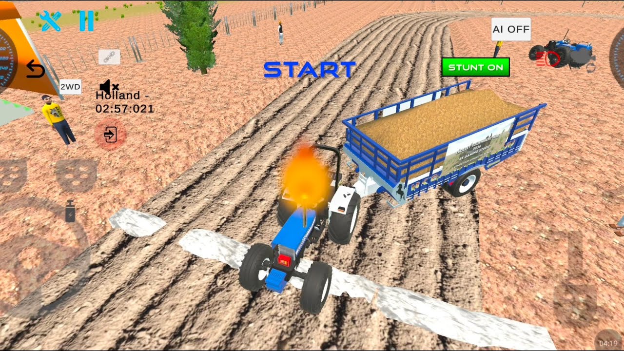 Bulldozer 4X4 ❤️ Trolley tournament ground #  Swaraj ❤️ jhon Deere ❤️🥵 gaming 🎮🎯 please subscribe 🫰
