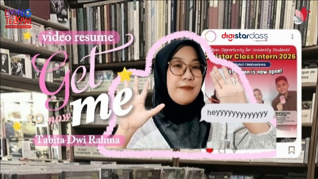 Growth Journey to Telkom Indonesia ✨ | Video Resume Digistar Internship Telkom 2026 | Research 