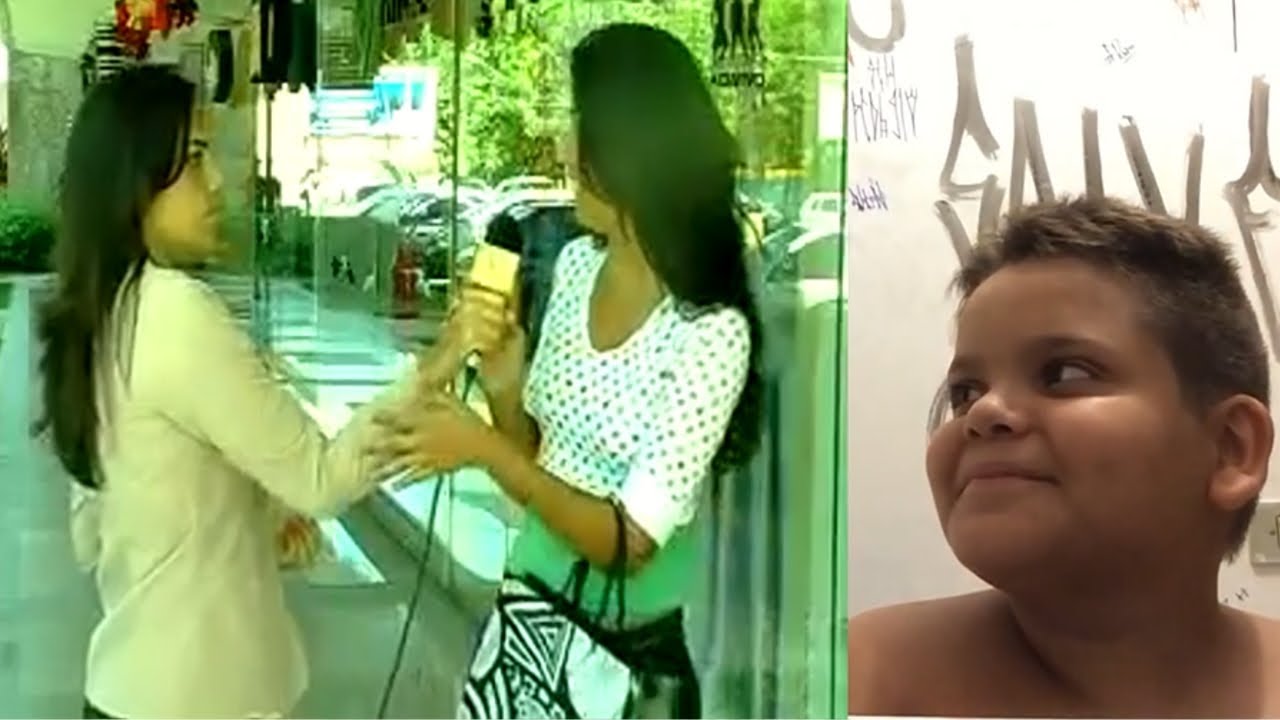 Repórter arrogante leva FORA ao vivo. Gordinho rindo! kkkkk