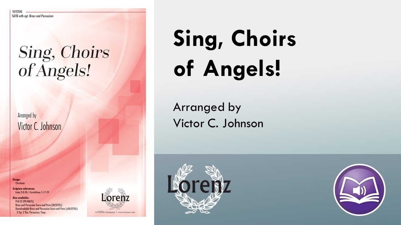 Sing, Choirs of Angels! (SATB) - arr. Victor C. Johnson