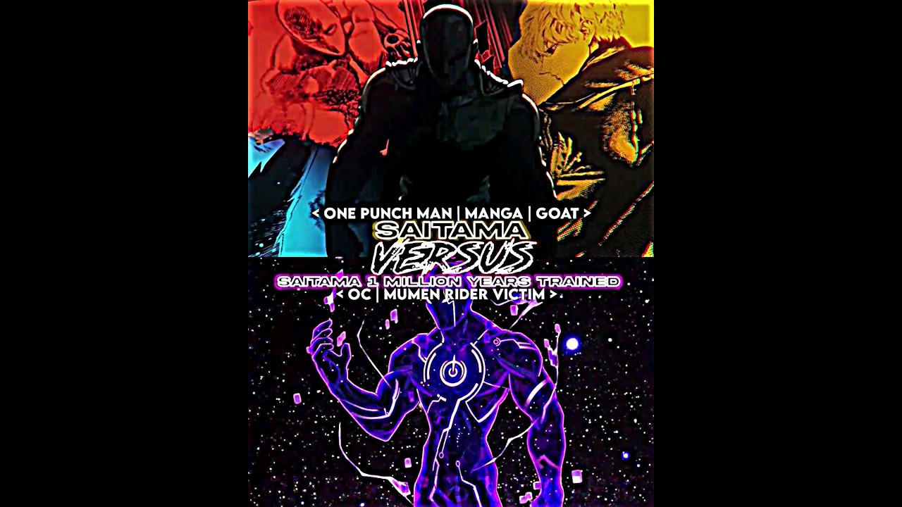 Saitama VS Saitama 1 million years trained | 1V1 Battle