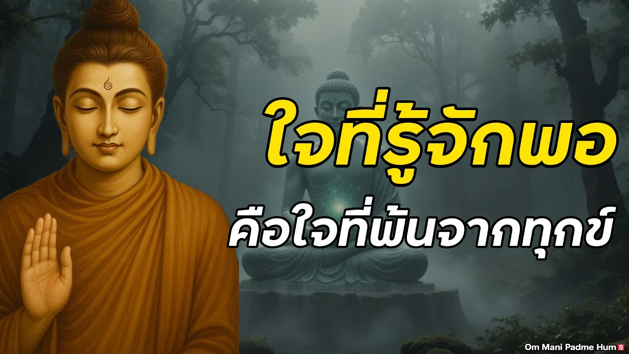 ใจที่รู้จักพอ คือใจที่พ้นจากทุกข์ | คำสอนพระพุทธเจ้าฝึกใจสงบในยุคเร่งรีบ